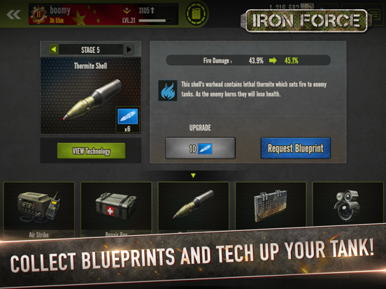 Iron Force iPad app afbeelding 6