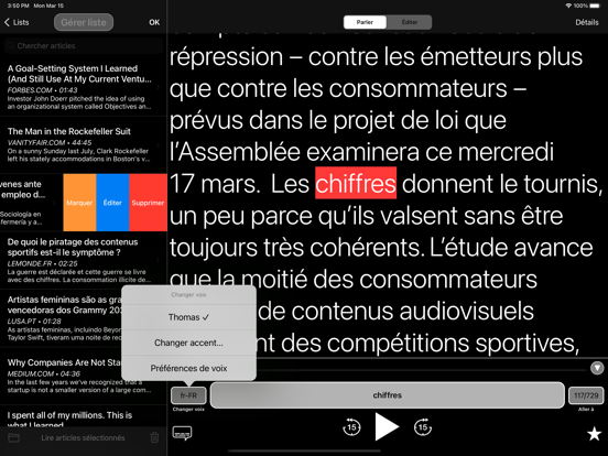 Speaky - Articles Web en Audio Speaky - Articles Web en Audio