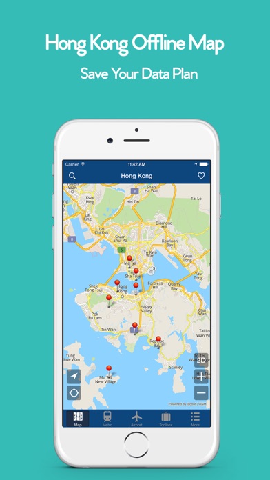 香港オフラインマップ - シティメトロエアポート screenshot1