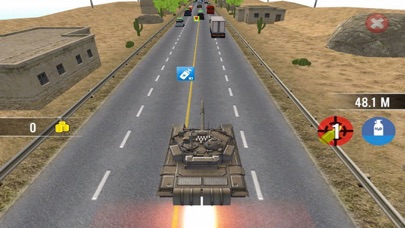 Crazy Tank: Traffic Speed screenshot 2
