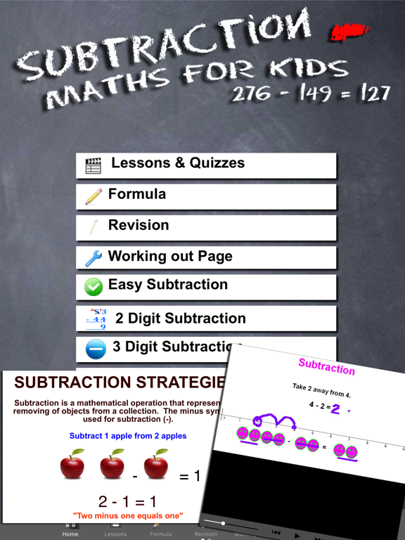 Subtraction math for kidsのおすすめ画像1