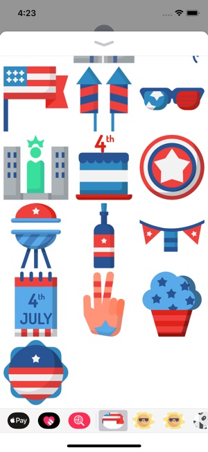 July 4th America Stickers(圖3)-速報App