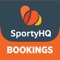 From SportyHQ comes the companion court booking app that works in conjunction with our court booking's service