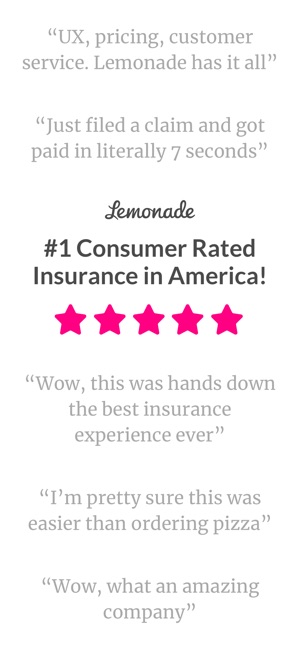 Lemonade Insurance On The App Store