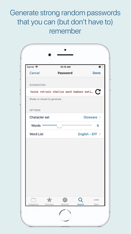Codebook Password Manager