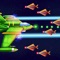 Immerse yourself in this intense airplane war with a jet plane and a combat shooting game against the extreme galaxy attack and beat the space shooting boss in an air combat battle to be the winner of the jet plane space shooter games