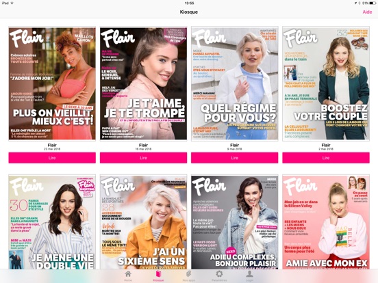 iPad Image of Flair FR Magazine