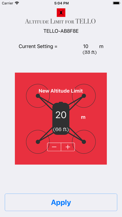 Altitude Limit for TELLO Screenshot 1