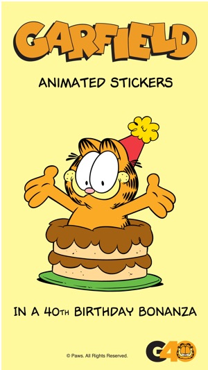 Garfield 40th Birthday