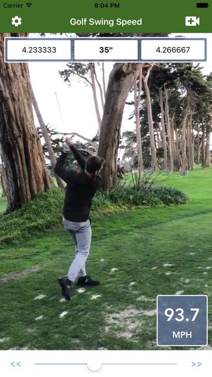 Golf Swing Speed Analyzer