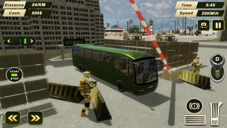 Military Duty Army Bus Sim 3D