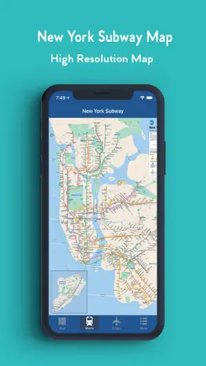 Captura de Pantalla 3 Nueva York Offline Mapa iphone