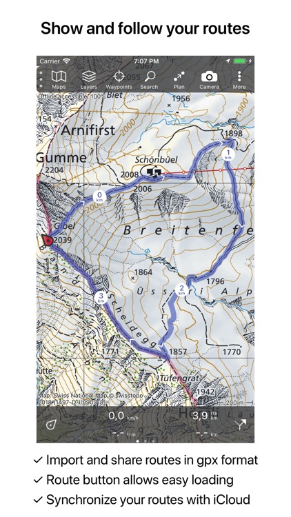 Topo GPS Switzerland