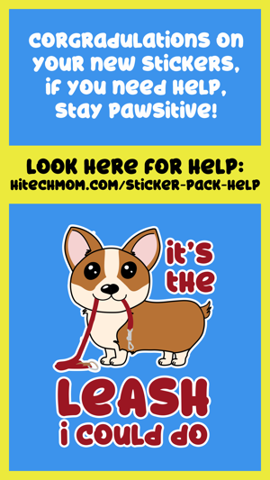 Corgi Puns - cute dog stickers(圖4)-速報App