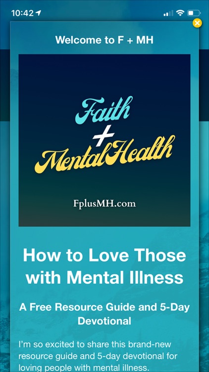 Faith + Mental Health