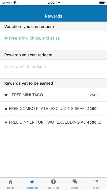 La Casitas Grill Rewards