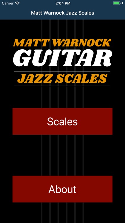 Matt Warnock Jazz Scales