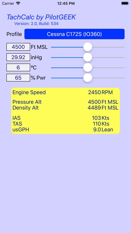 TachCalc