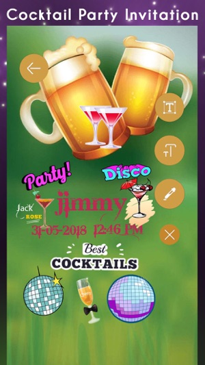 Cocktail Party Invitation Card(圖5)-速報App