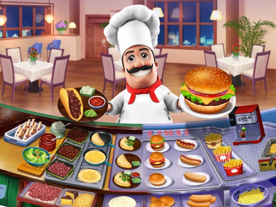 Food Court Hamburger Cooking на iPad