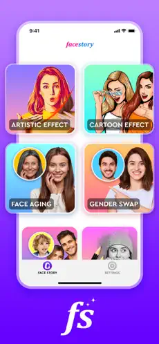 Screenshot 4 FaceStory: Cartoon Gender Swap iphone