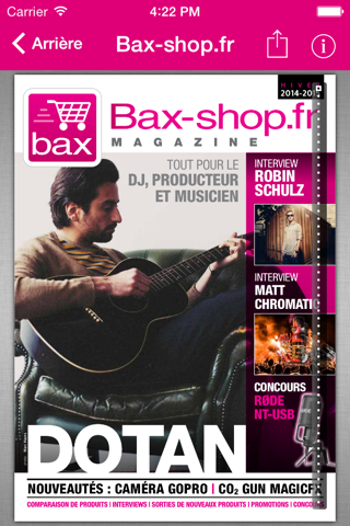 Bax E-Magazine screenshot 2