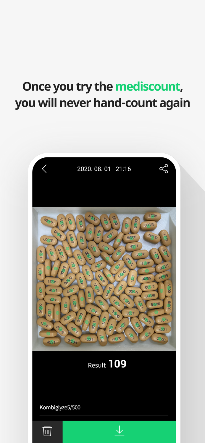 Pilleye – tablet, pill counter