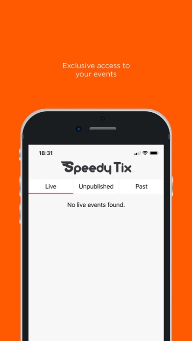 How to cancel & delete Organiser - SpeedyTix from iphone & ipad 3