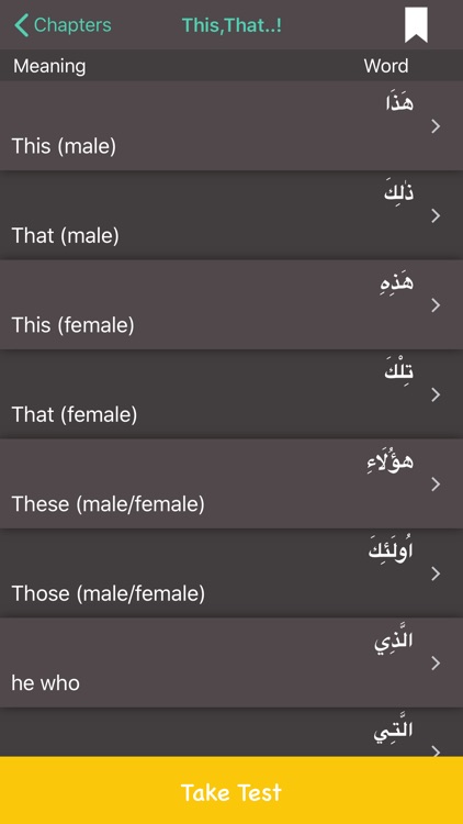 Quranic Words