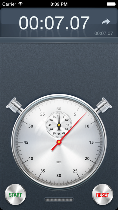 Stopwatch+: Accurate Mechanical Analog Timepiece Screenshot 1