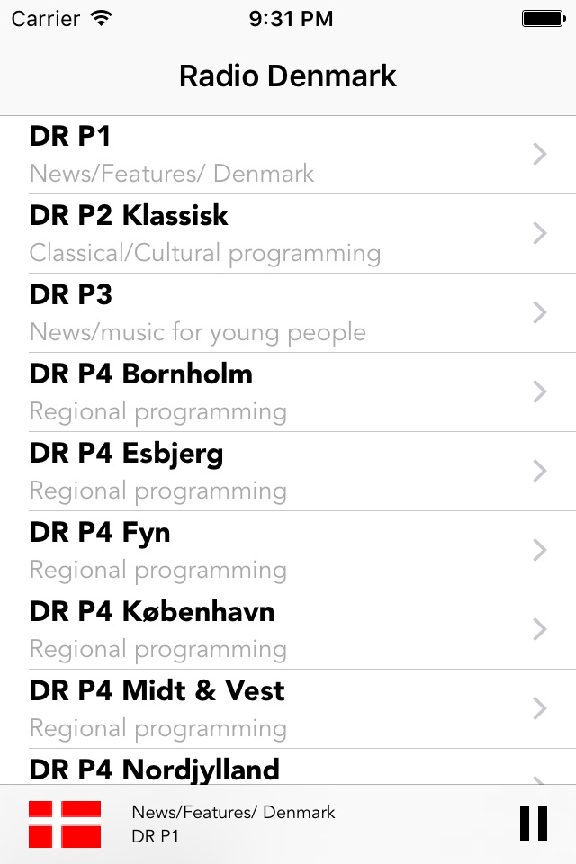 Dansk Radio - Live Denmark screenshot 2
