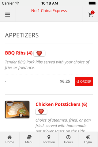 China Express Online Ordering - náhled