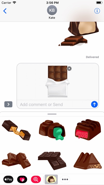 Milk Chocolate Bar Stickers