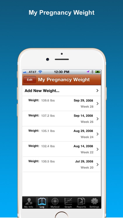 Pregnancy Weight Tracker