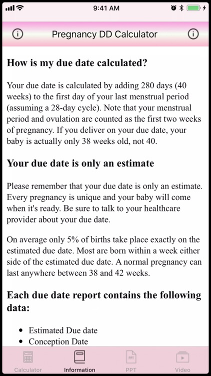 Pregnancy DD Calculator