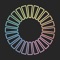 The app determines the names of colors
