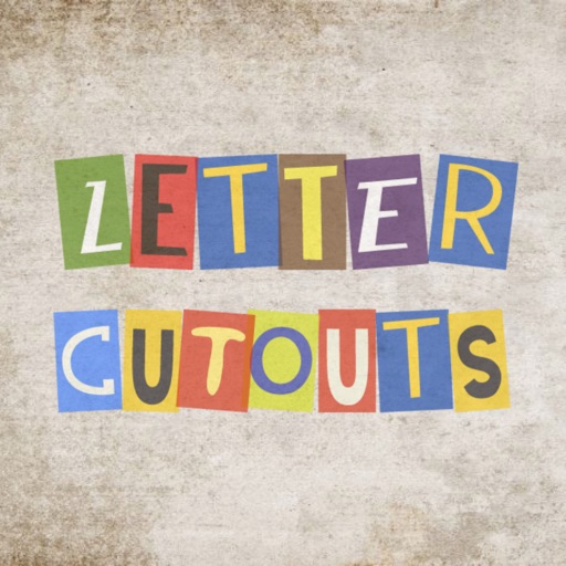 Letter Cutout Stickers