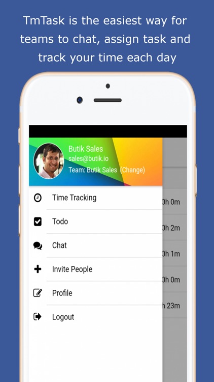 To-do, Time Tracking & Chat screenshot-3