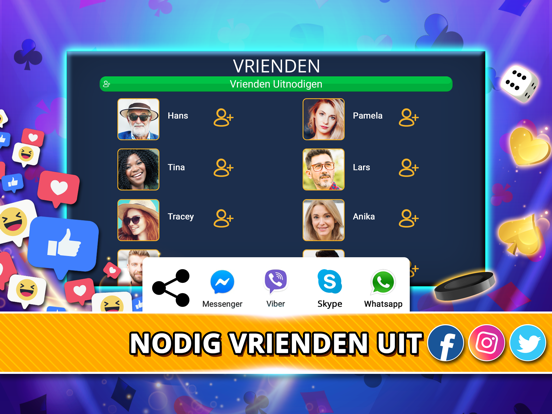 VIP Games: Klaverjassen Online iPad app afbeelding 9
