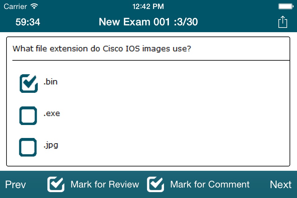 CCNA 200-101 Exam Online Lite screenshot 3