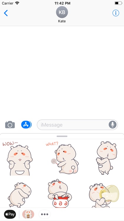 Silly Bear Animated Sticker
