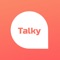 Talky English is an application that unites people who want to practice the English language