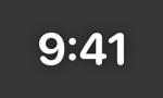 Watch TV - A clock on your TV