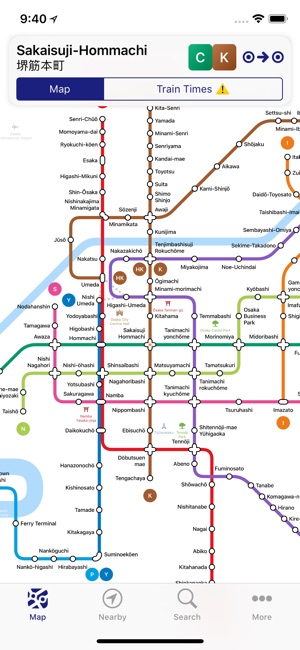 Osaka Metro Map(圖1)-速報App