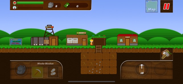 Treasure Miner - 2d gem mine