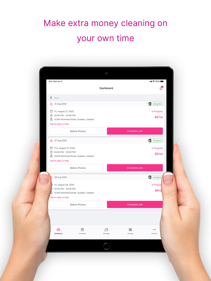 TIDY app For Cleaners Only