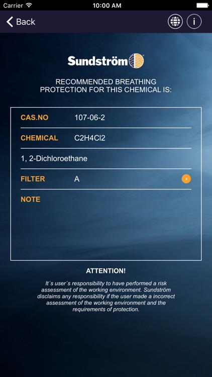 Sundström Safety Filter Guide screenshot-3