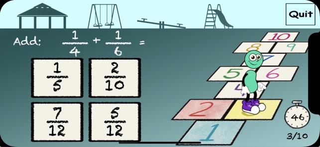 Hopscotch - Adding Fractions(圖3)-速報App