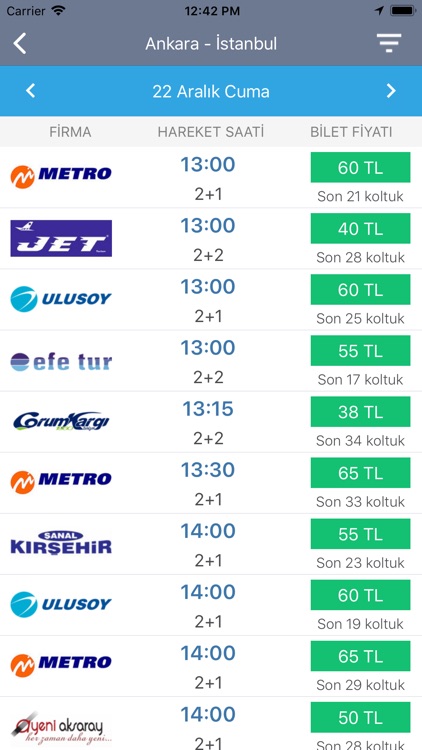 Onlinebilet - Otobüs Bileti