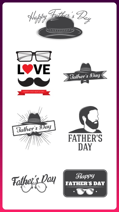 Sticker Pack for Father's Day screenshot 3